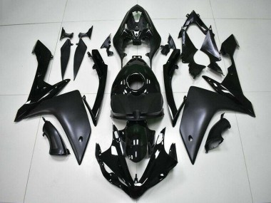 Carena Moto Yamaha YZF R1 2007-2008 - Nero Lucido Nero Opaco Economici