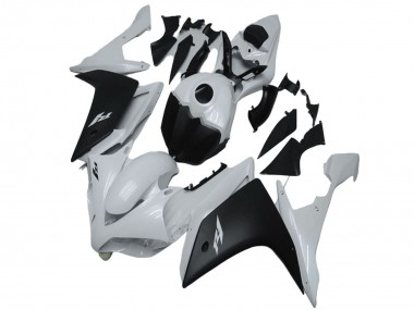 Carena Moto Yamaha YZF R1 2007-2008 - Bianco Nero Opaco Economici