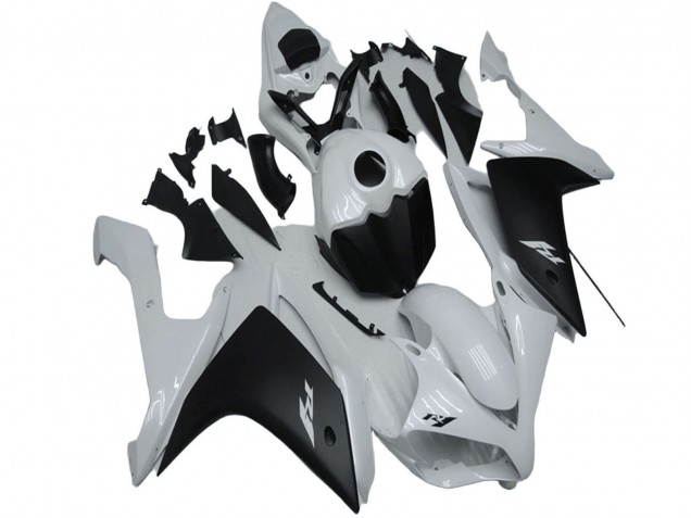 Carena Moto Yamaha YZF R1 2007-2008 - Bianco Nero Opaco