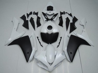 Carena Moto Yamaha YZF R1 2007-2008 - Bianco Nero Opaco Economici
