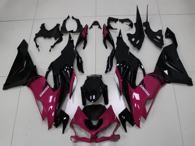 Carena Moto Kawasaki ZX6R 2019-2022 - Viola Nero Lucido Economici