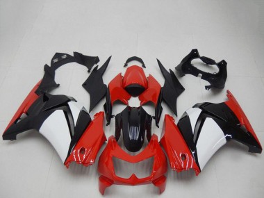 Carena Moto Kawasaki EX250 2008-2012 - Rosso Bianco Nero Economici