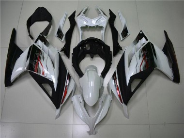 Carena Moto Kawasaki Ninja 300 EX300R 2013-2024 - Bianco Rosso Nero Economici