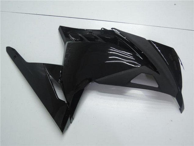 Carena Moto Kawasaki Ninja 300 EX300R 2013-2024 - Nero Lucido Nero Opaco