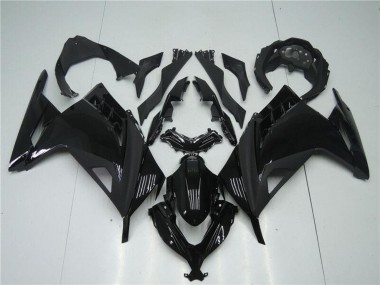 Carena Moto Kawasaki Ninja 300 EX300R 2013-2024 - Nero Lucido Nero Opaco Economici