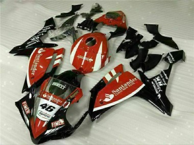 Carena Moto Yamaha YZF R1 2007-2008 - Rosso Bianco Nero Fimer Santander 46 Economici