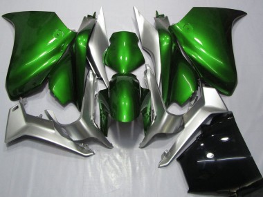 Carena Moto Honda VFR 1200 2010-2014 - Argento Verde Economici