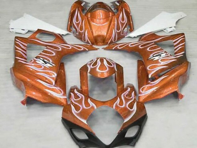 Carena Moto Suzuki GSXR 1000 2007-2008 - Arancia Bianco Fiamma