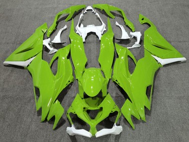 Carena Moto Kawasaki ZX6R 2019-2022 - Bianco Verde Economici