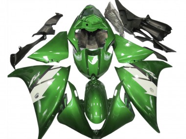 Carena Moto Yamaha R1 2012-2014 - Verde Bianco Economici
