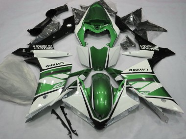 Carena Moto Yamaha R1 2007-2008 - Bianco Verde Nero Economici