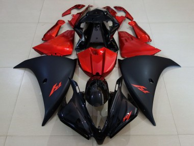 Carena Moto Yamaha R1 2012-2014 - Nero Lucido Nero Opaco Rosso Economici