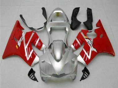 Kit Carena Moto Completo Honda CBR600 F4i 2001-2003 - Argento Rosso Economici