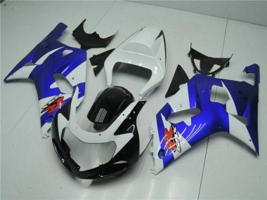 Carena Moto Suzuki GSXR 600/750 2001-2003 - Bianco Blu Nero Economici