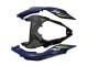 Carena Moto Kawasaki Ninja 500 EX500R 2024-2025 - Blu Bianco Giallo Argento Nero