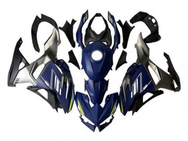 Carena Moto Kawasaki Ninja 500 EX500R 2024-2025 - Blu Bianco Giallo Argento Nero Economici