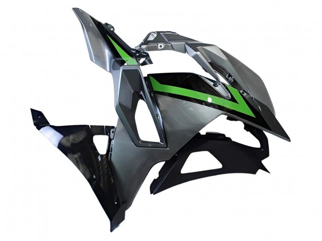 Carena Moto Kawasaki Ninja 500 EX500R 2024-2025 - Grigio Verde Nero