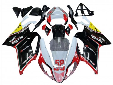 Carena Moto Aprilia RSV1000 2003-2006 - Bianco Rosso Nero Giallo 58 Economici