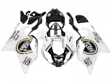 Carena Moto Aprilia RSV1000 2003-2006 - Bianco Nero Lucky Strike Motul Michelin Economici