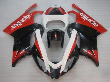Carena Moto Aprilia RSV1000 2003-2006 - Rosso Nero Bianco Economici
