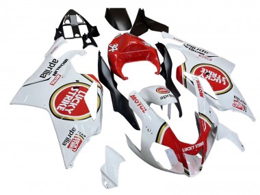 Carena Moto Aprilia RSV1000 2003-2006 - Bianco Rosso Lucky Strike Motul 34 Economici