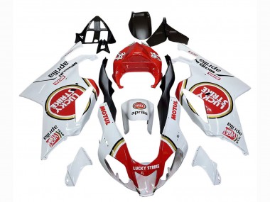 Carena Moto Aprilia RSV1000 2003-2006 - Bianco Rosso Lucky Strike Motul 34 Economici