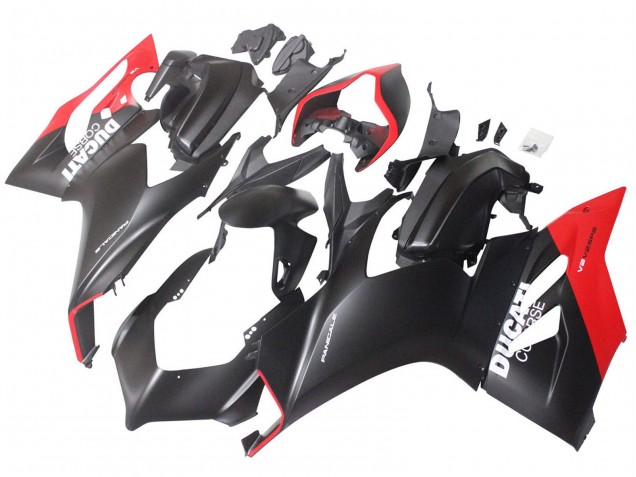 Carena Moto Ducati Panigale V2 2020-2024 - Rosso Nero Opaco Corse