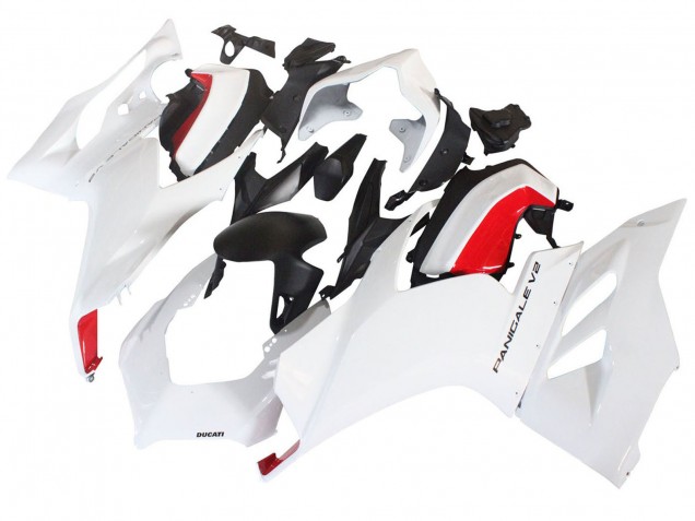 Carena Moto Ducati Panigale V2 2020-2024 - Bianco Rosso Nero Opaco