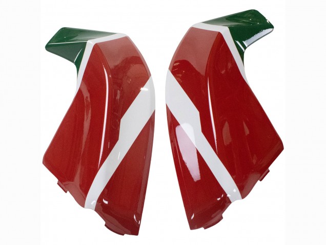 Carena Moto Ducati Panigale V2 2020-2024 - Bianco Rosso Verde Nero Opaco Corse 21
