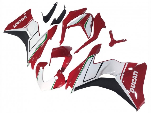 Carena Moto Ducati Supersport 939/939S 2017-2022 - Bianco Rosso Nero Verde