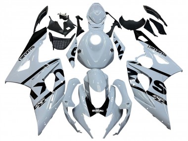 Carena Moto Suzuki GSXR 1000 2005-2006 - Bianco Nero Economici