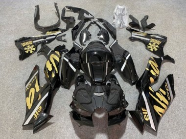 Carena Moto Kawasaki ZX10R 2021-2025 - Nero Lucido Oro Elf Nevicare Economici