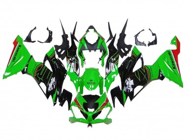 Carena Moto Kawasaki ZX6R 2019-2022 - Verde Nero Lucido Rosso Economici
