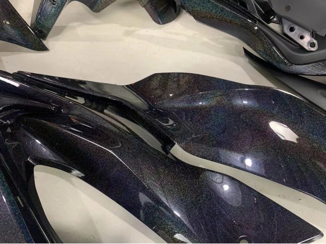 Carena Moto Kawasaki ZX6R 2019-2022 - Nero Arcobaleno