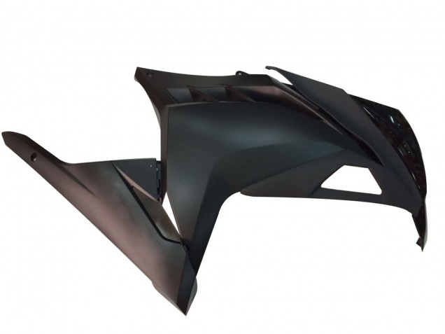 Carena Moto Kawasaki EX300 2013-2024 - Nero Lucido Nero Opaco