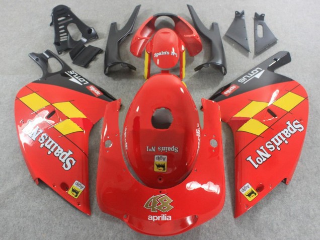 Carena Moto Aprilia RS125 2000-2005 - Rosso Giallo Nero Spains No1