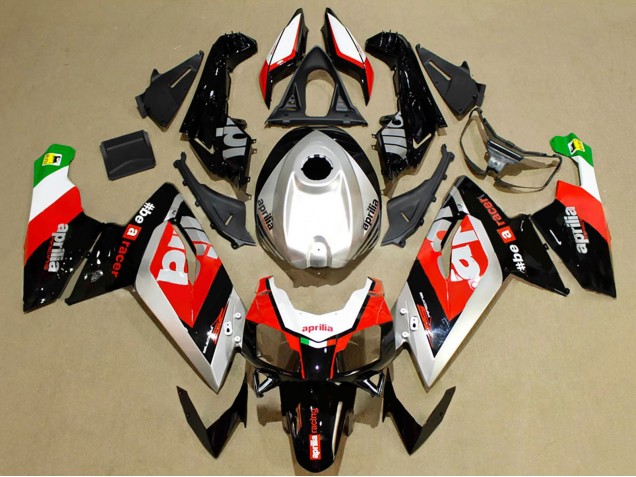 Carena Moto Aprilia RS125 2006-2011 - Rosso Argento Nero Verde