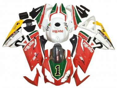 Carena Moto Aprilia RS125 2006-2011 - Bianco Rosso Verde Economici