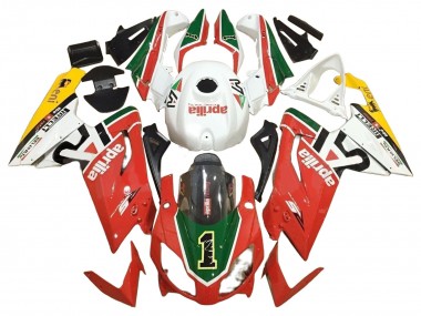 Carena Moto Aprilia RS125 2006-2011 - Bianco Rosso Verde Economici