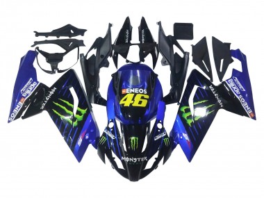 Carena Moto Aprilia RS125 2006-2011 - Blu Nero Verde Mostro 46 Economici