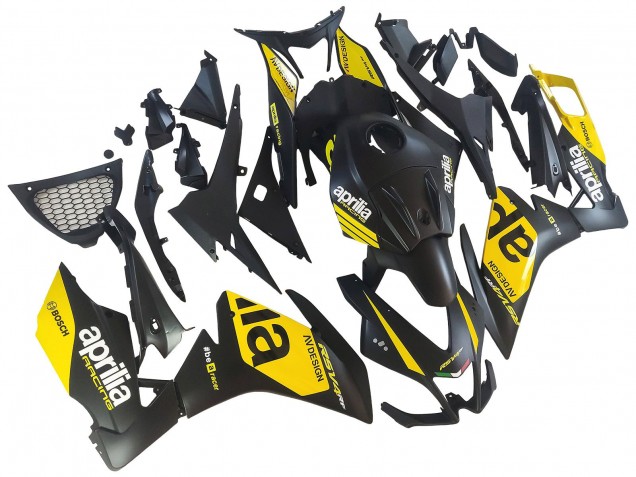 Carena Moto Aprilia RS4 50 125 2012-2018 - Giallo Nero Opaco