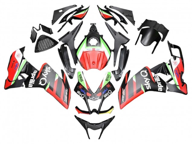Carena Moto Aprilia RS4 50 125 2012-2018 - Rosso Verde Nero