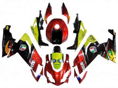 Carena Moto Aprilia RS4 50 125 2012-2018 - Rosso Giallo Nero Lucido Squalo Economici