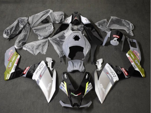 Carena Moto Aprilia RS4 50 125 2012-2018 - Bianco Argento Grigio Nero