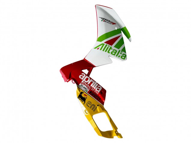 Carena Moto Aprilia RS4 50 125 2012-2018 - Bianco Rosso Verde Giallo Alitalia