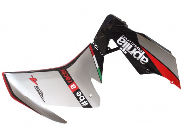 Carena Moto Aprilia RS4 50 125 2012-2018 - Argento Rosso Nero Lucido