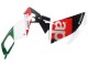 Carena Moto Aprilia RS4 50 125 2012-2018 - Bianco Rosso Verde Nero Lucido