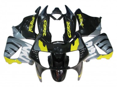 Carena Moto Honda CBR900RR 919 1998-1999 - Argento Giallo Nero Lucido Fireblade Economici