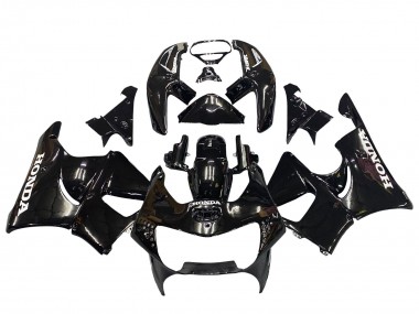 Carena Moto Honda CBR900RR 919 1998-1999 - Nero Lucido Bianco Decals Economici