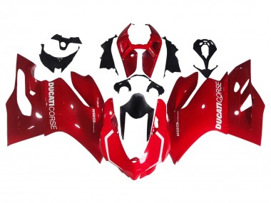 Carena Moto Ducati 1199 2011-2014 - Rosso Economici